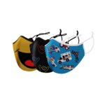 3-Pack: Two-Layer Reusable Kids Face Mask with Adjustable Earloop - Image 2