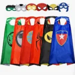 6-Pack: Superhero Reversible Cape & Mask Set