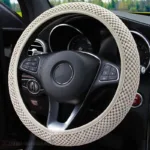 Carbon Fiber Sports Steering Wheel Cover - Image 3