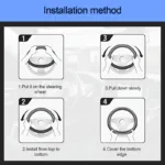 Carbon Fiber Sports Steering Wheel Cover - Image 12