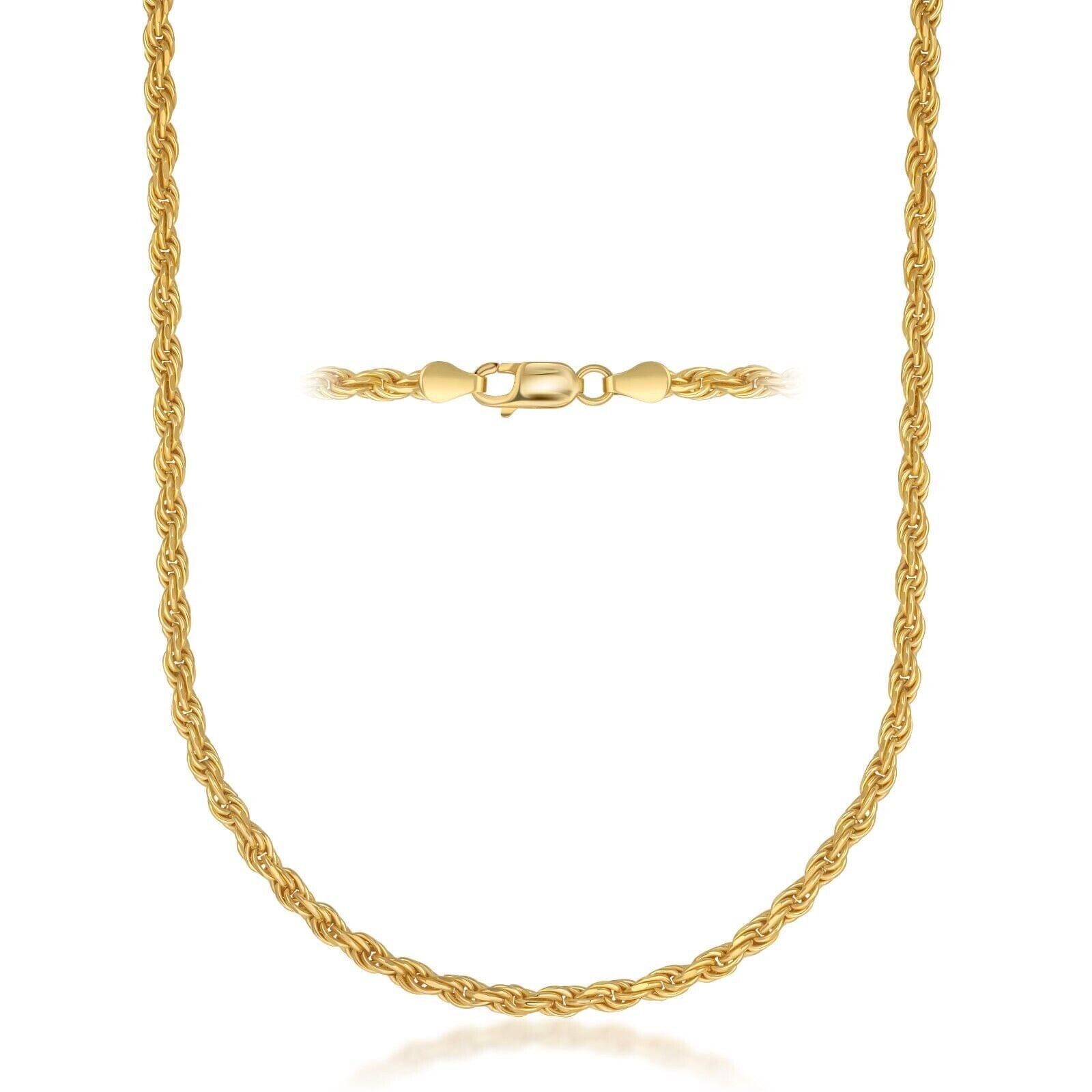 Rope Chain in Yellow Gold - 6mm