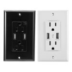 USB Wall Outlet Dual 2.4A USB Wall Charger - Image 2